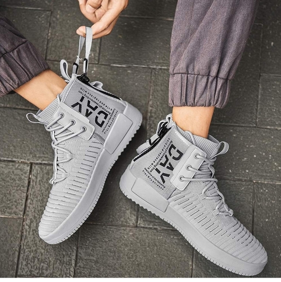 NEW High Top Stylish Running Athletic Sneakers - Picture 5 of 8